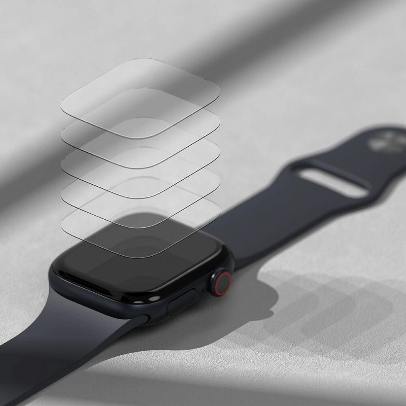 Ringke Dual Easy ekrāna aizsargplēve Apple Watch 10 / 11 46 mm, caurspīdīga (3 gab.)