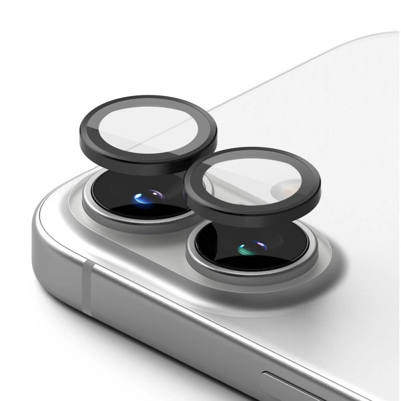 Ringke kameras rāmja aizsargs Apple iPhone 16 / 16 Plus, melns (2 gab.)