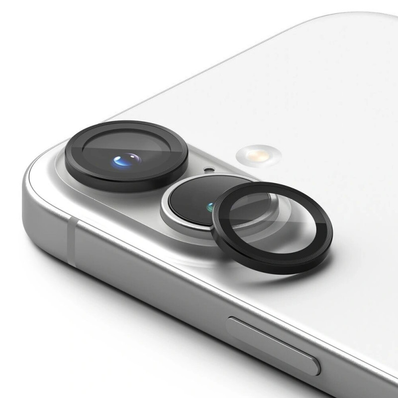 Ringke kameras rāmja aizsargs Apple iPhone 16 / 16 Plus, melns (2 gab.)