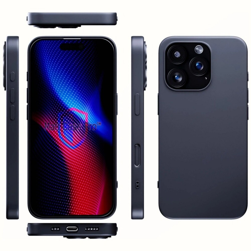 3MK Matt Case Pro Apple iPhone 16 Pro, melns