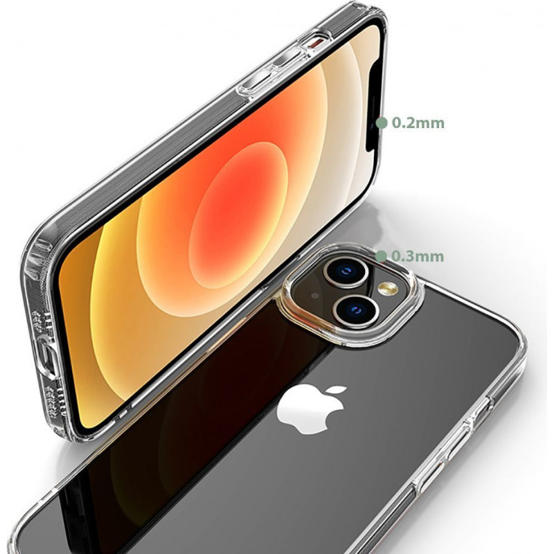 Tech-Protect Flexair Hybrid Apple iPhone 14 vāciņš (THP1343), caurspīdīgs