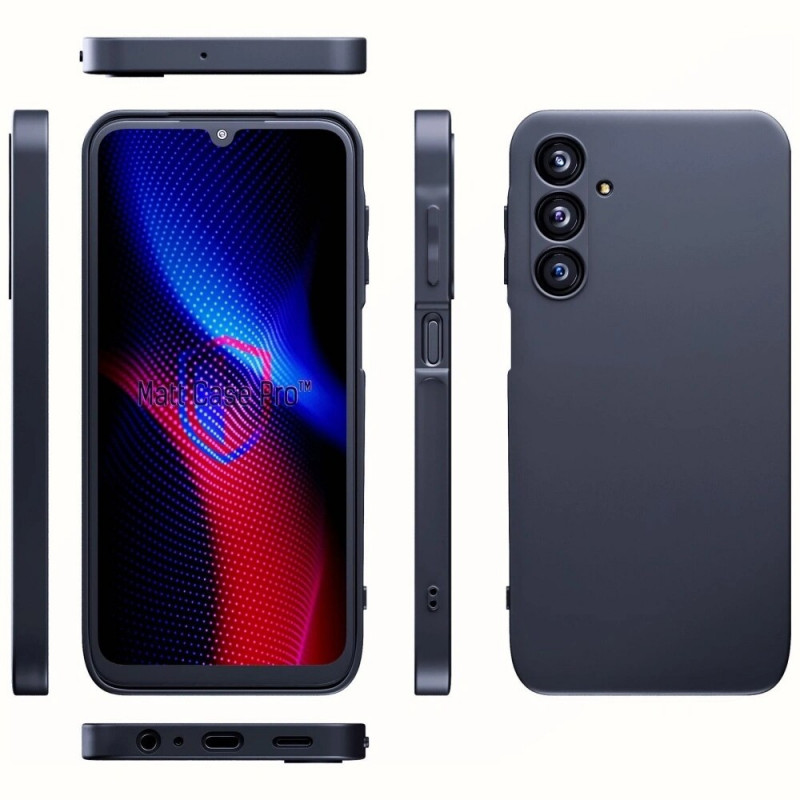 3MK Matt Case Pro vāciņš Samsung Galaxy A25 5G, melns