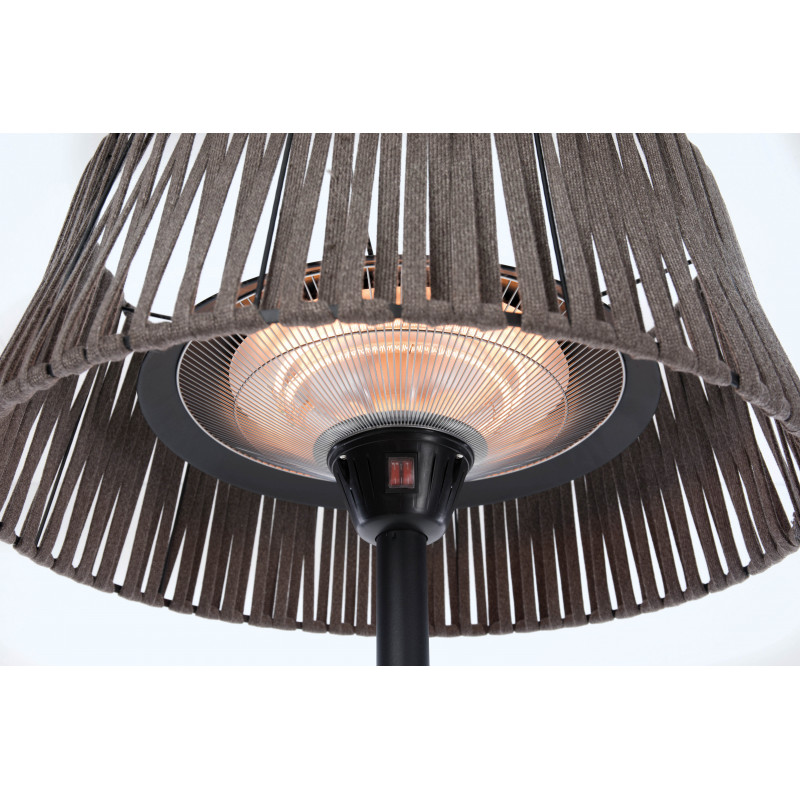 Sunred ARTIX M-SO BROWN Corda Bright stāvošais infrasarkanais sildītājs, 2100 W, brūns, IP44