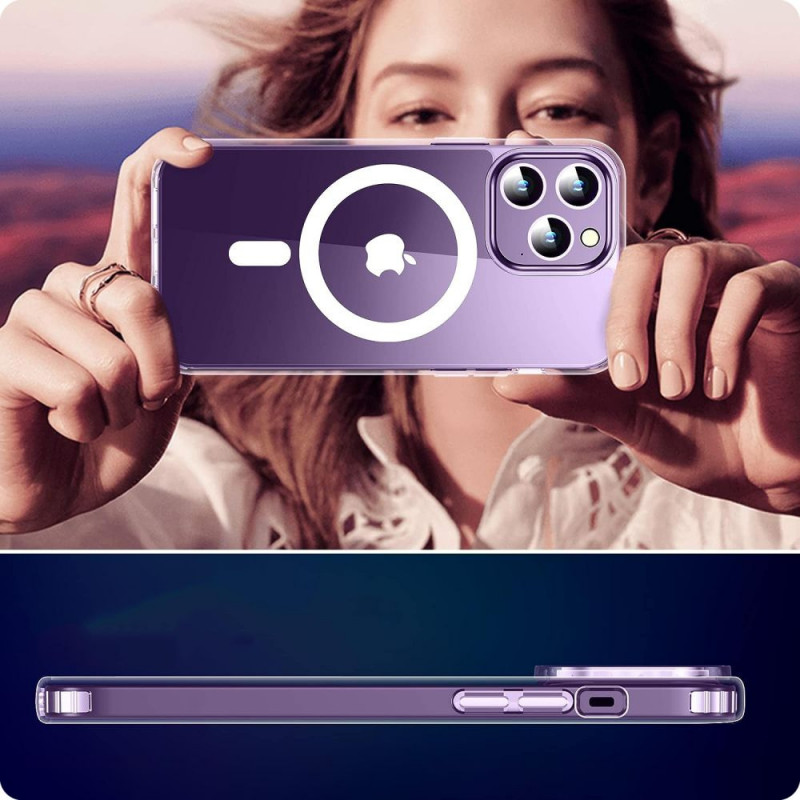 Tech-Protect Flexair Hybrid MagSafe THP2290 vāciņš Apple iPhone 15 Pro, caurspīdīgs