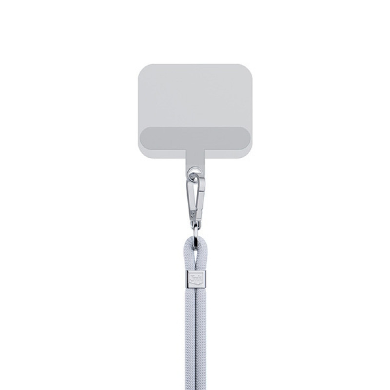 3MK EasyClip tālruņa aukla, pelēka / sudraba