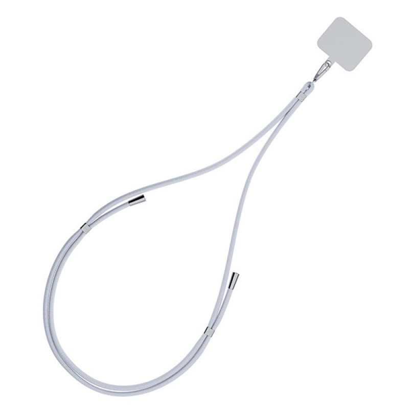 3MK EasyClip tālruņa aukla, pelēka / sudraba