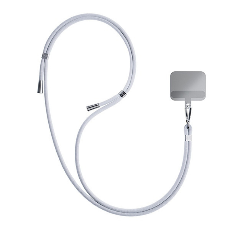 3MK EasyClip tālruņa aukla, pelēka / sudraba