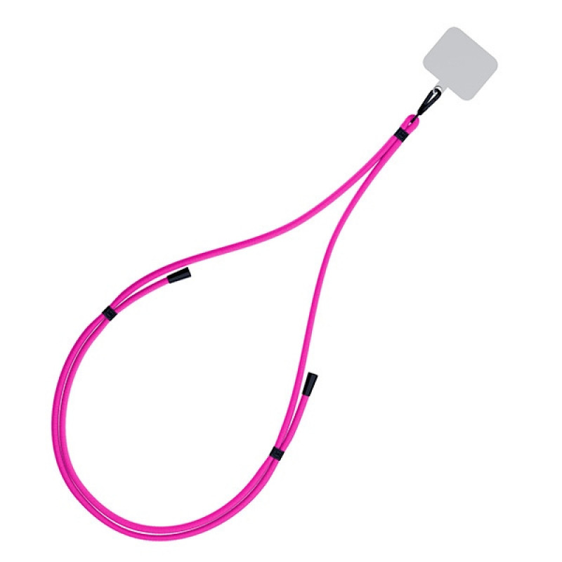 3MK EasyClip tālruņa aukla, rozā / melna