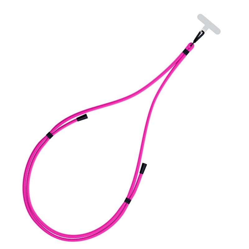 3MK EasyClip tālruņa aukla, rozā / melna
