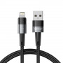 Tech-Protect UltraBoost USB-A/Lightning kabelis 12W 2.4A 100 cm, pelēks