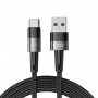 Tech-Protect UltraBoost USB-A/USB-C kabelis 66W 6A 200 cm, pelēks