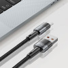 Tech-Protect UltraBoost USB-A/USB-C kabelis 66W 6A 200 cm, pelēks