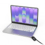 Compulocks Ledge adapteris MacBook Neo MBALDGN01CL ar kombinēto kabeļslēgu (stūra slēgs)