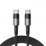 Tech-Protect UltraBoost USB-C/USB-C kabelis PD 60W 3A 200 cm, pelēks