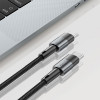 Tech-Protect UltraBoost USB-C/USB-C kabelis PD 60W 3A 100 cm, pelēks