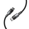 Tech-Protect UltraBoost USB-C/USB-C kabelis PD 60W 3A 25 cm, pelēks