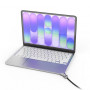 Compulocks Ledge Adapter MacBook Neo MBALDGN01KL ar atslēgas kabeļa slēdzeni (stūra slēdzenes adapteris)