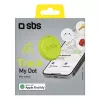 SBS Track My Circle atrašanās vietas noteicējs, saderīgs ar Apple Find My, zaļš