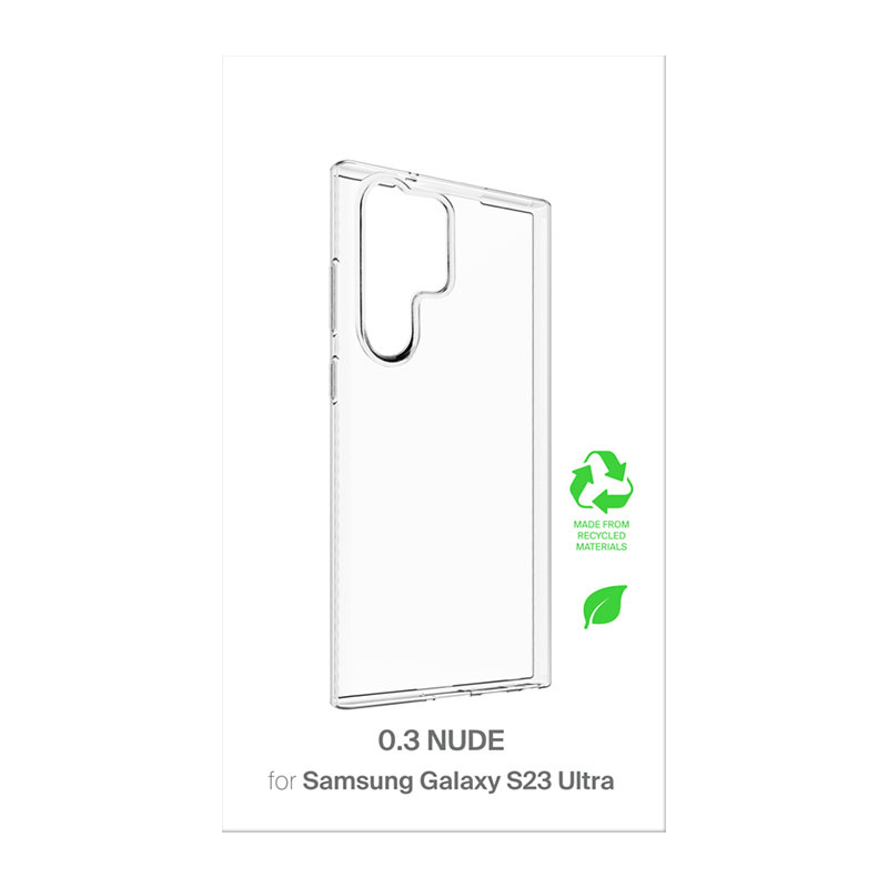 PURO 0.3 Nude apvalks Samsung Galaxy S23 Ultra, caurspīdīgs