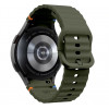 Tech-Protect silikona sporta siksniņa THP3054 Samsung Galaxy Watch 4/5/5 Pro/6/7/FE, Army Green