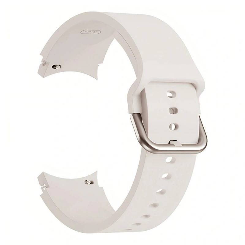 Tech-Protect silikona siksniņa THP3041 Samsung Galaxy Watch 4/5/5 Pro/6/7/FE, Starlight