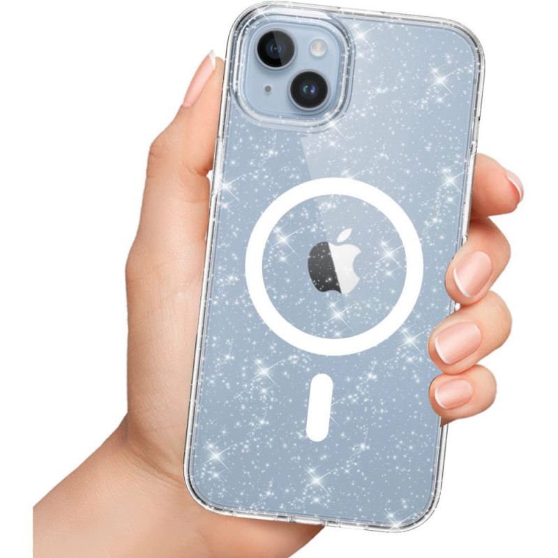 Tech-Protect Flexair Hybrid MagSafe Apple iPhone 13 / 14 vāciņš, Glitter