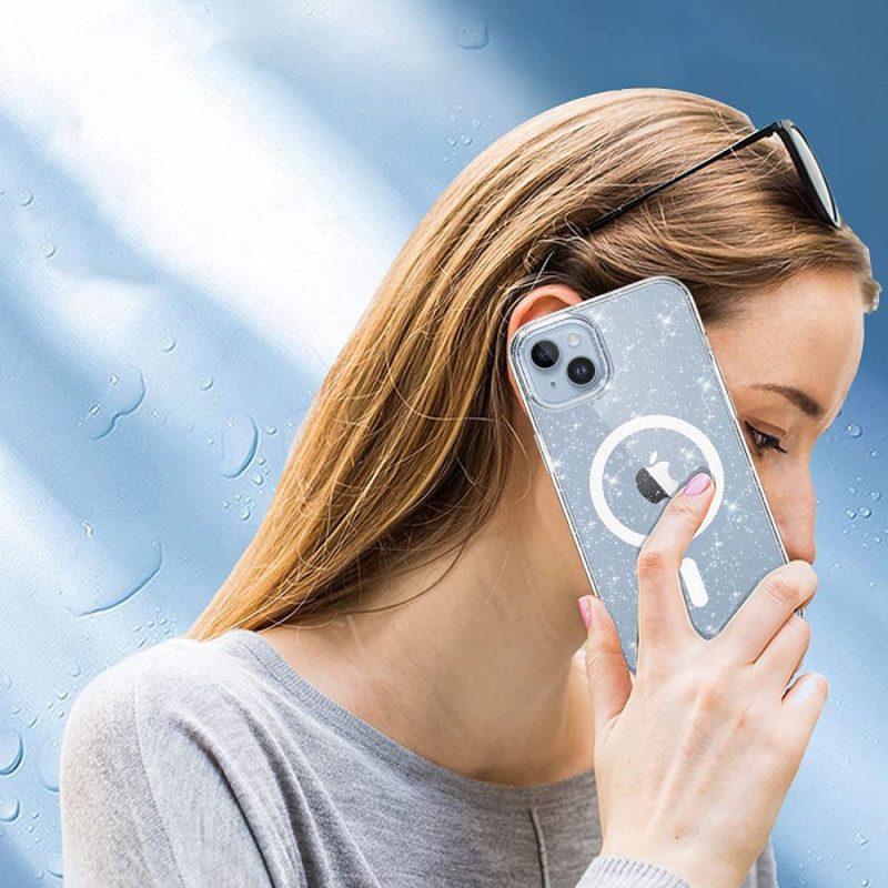 Tech-Protect Flexair Hybrid MagSafe Apple iPhone 13 / 14 vāciņš, Glitter