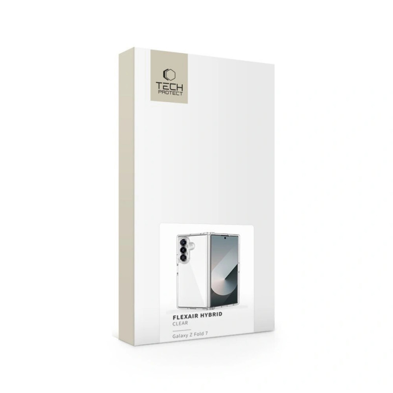 Tech-Protect Flexair Hybrid vāciņš THP4308 Samsung Galaxy Z Fold 7, caurspīdīgs