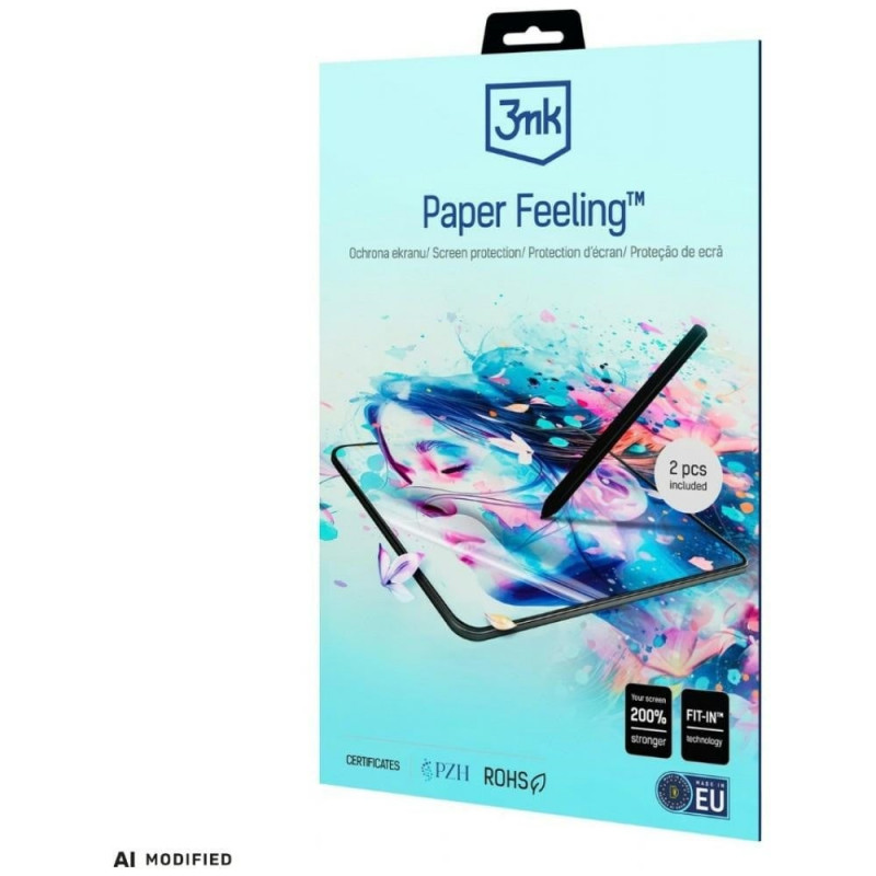 3MK Paper Feeling Lenovo Tab M11 matēta planšetdatora ekrāna plēve (2 gab.)