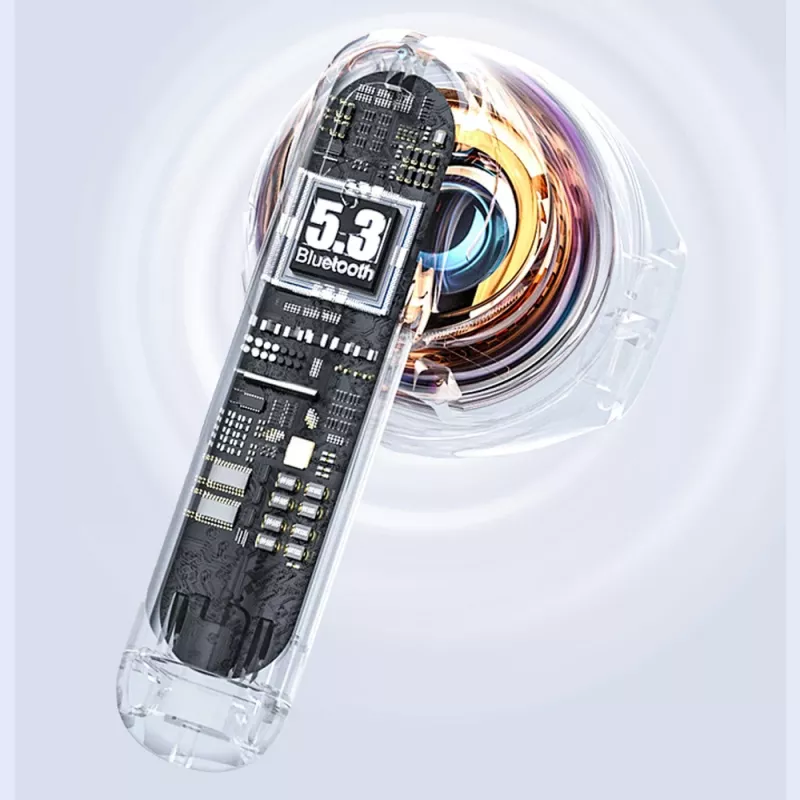 Dudao U8 TWS bezvadu austiņas, Bluetooth 5.3, baltas