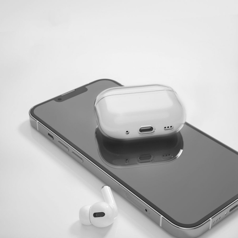 Tech-Protect Flexair Apple AirPods Pro 2 / 1 futrālis, caurspīdīgs