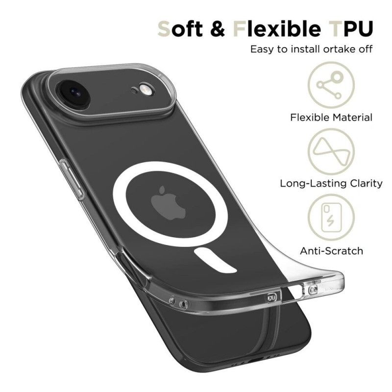 Tech-Protect FlexAir MagSafe vāciņš Apple iPhone Air, caurspīdīgs