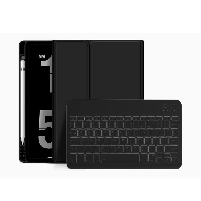Tech-Protect SC Pen + Keyboard Apple iPad 10.9 (2022) / iPad 11 (2025) futrālis ar tastatūru, melns