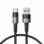 Tech-Protect Ultraboost USB-A / USB-C kabelis, 66W, 6A, 50 cm, pelēks