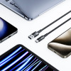 Tech-Protect Ultraboost USB-A / USB-C kabelis, 66W, 6A, 50 cm, pelēks