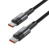 Tech-Protect Ultraboost USB-C PD kabelis, 100W, 5A, 25 cm, pelēks