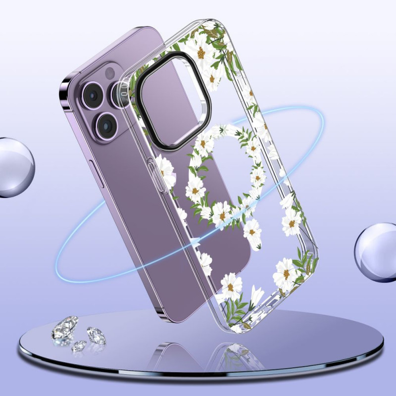 Tech-Protect MagMood MagSafe vāciņš Apple iPhone 15 Pro, Spring Daisy (THP2327)