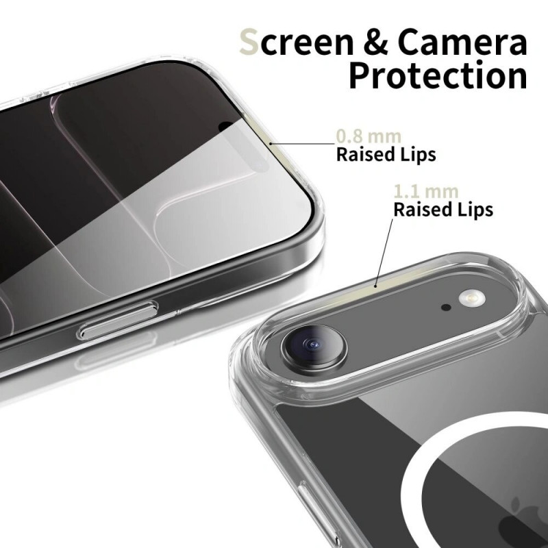 Tech-Protect Flexair Hybrid CC MagSafe vāciņš Apple iPhone Air, caurspīdīgs