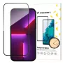 Wozinsky Full Glue Case Friendly rūdītais stikls ar rāmi iPhone 15 Pro Max, melns