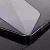 Wozinsky Full Glue Case Friendly rūdītais stikls ar rāmi iPhone 15 Pro Max, melns