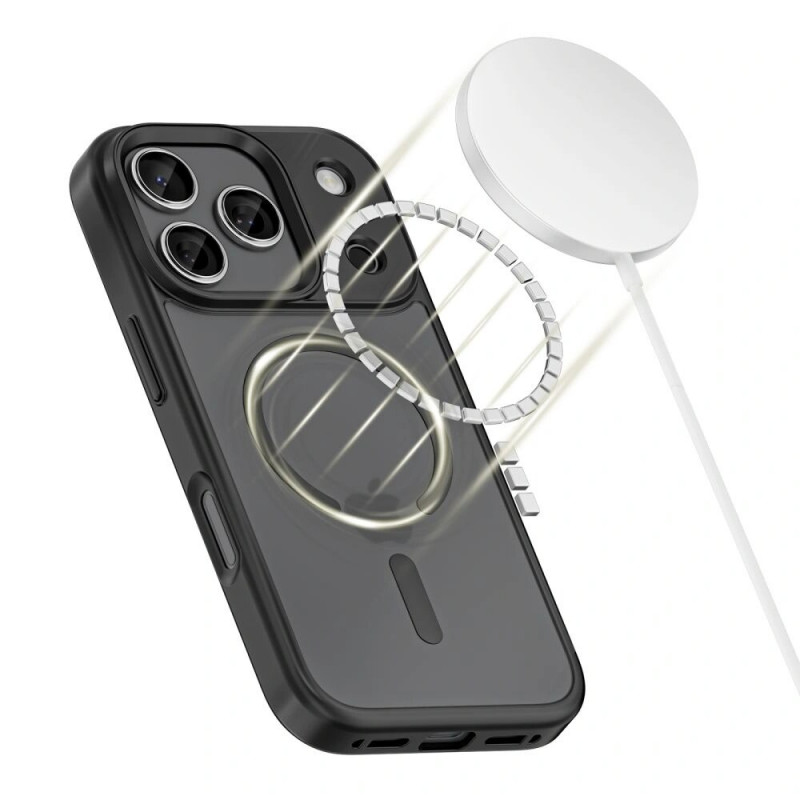 Tech-Protect Magmat MagSafe vāciņš Apple iPhone 17 Pro, matēti melns