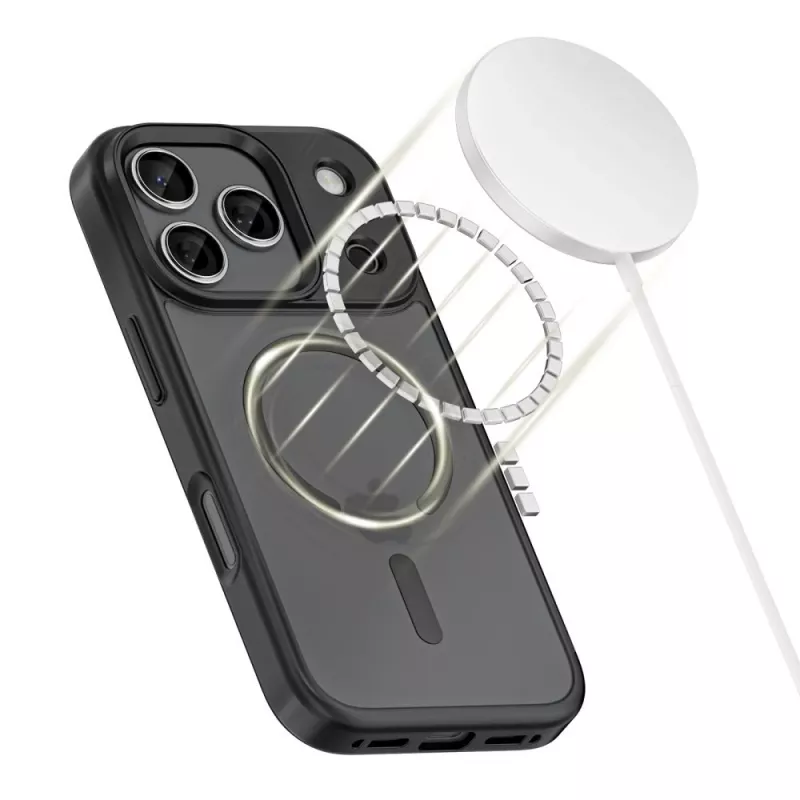 Tech-Protect Magmat MagSafe vāciņš Apple iPhone 17 Pro Max, matēti melns