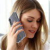 Tech-Protect FlexAir vāciņš Samsung Galaxy S25, caurspīdīgs ar spīdumiem