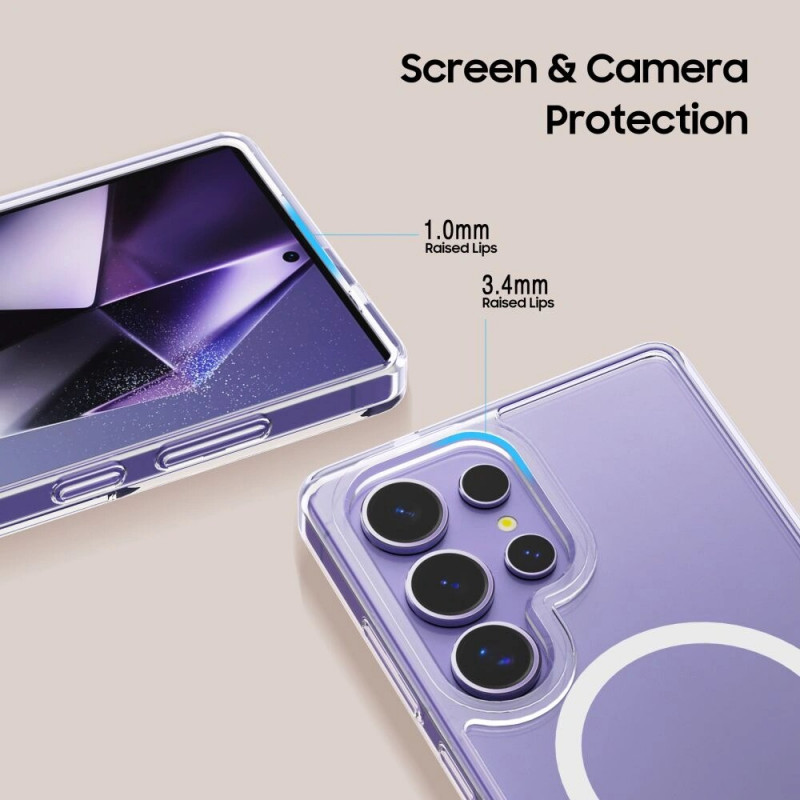 Tech-Protect Flexair Hybrid MagSafe vāciņš Samsung Galaxy S25 Ultra, caurspīdīgs