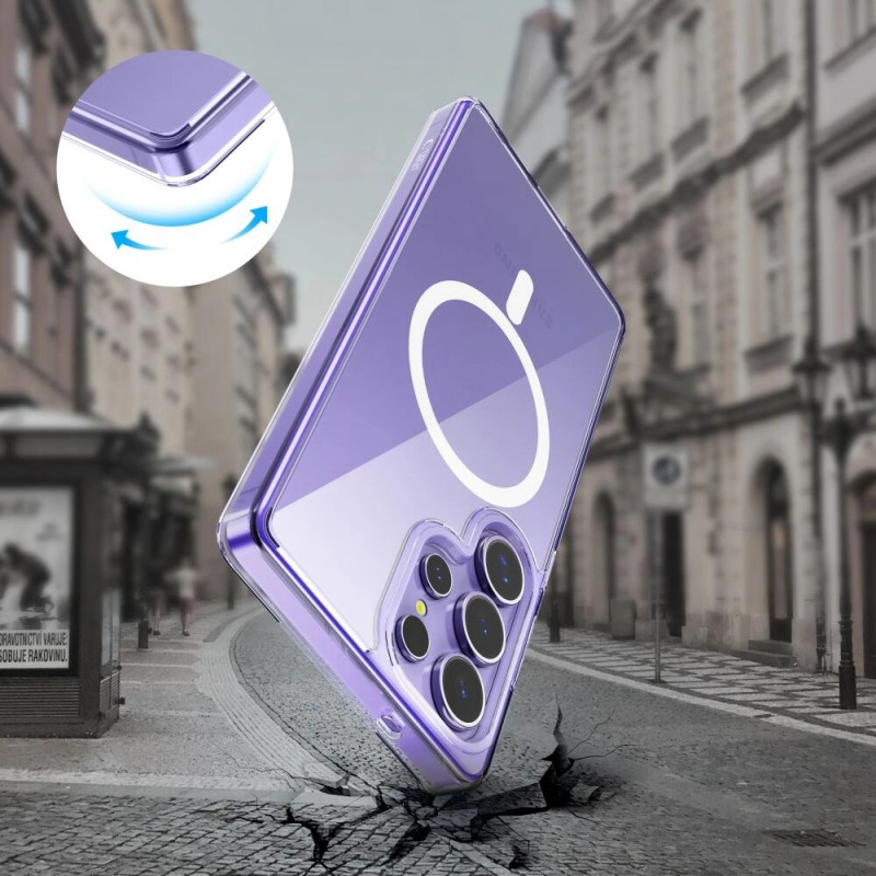 Tech-Protect Flexair Hybrid MagSafe vāciņš Samsung Galaxy S25 Ultra, caurspīdīgs
