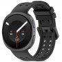 Tech-Protect Silicone Air silikona siksniņa Samsung Galaxy Watch 8 / 9 / Classic 40 / 44 / 46 mm, melna