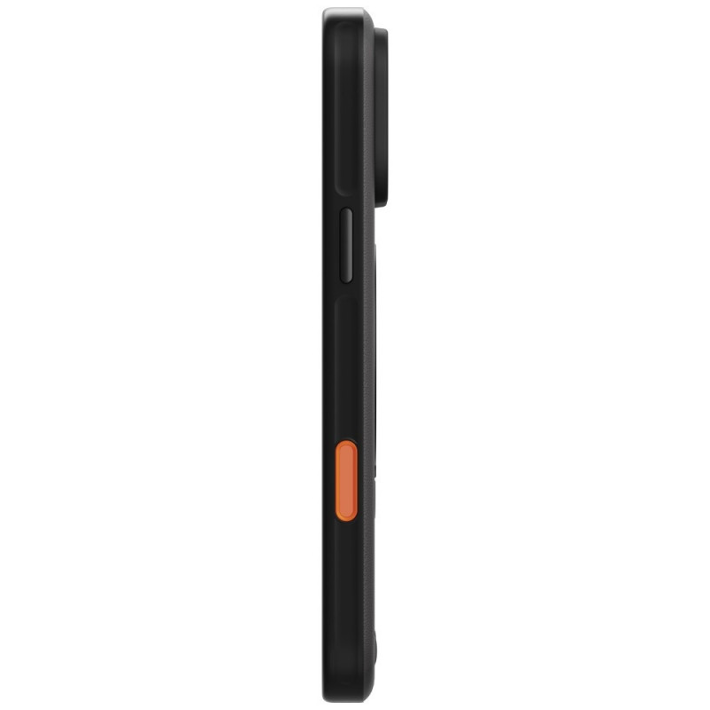 UNIQ Elix apvalks Apple iPhone 18 Pro Max / 17 Pro Max, 360 rotējošs statīvs, pelēks
