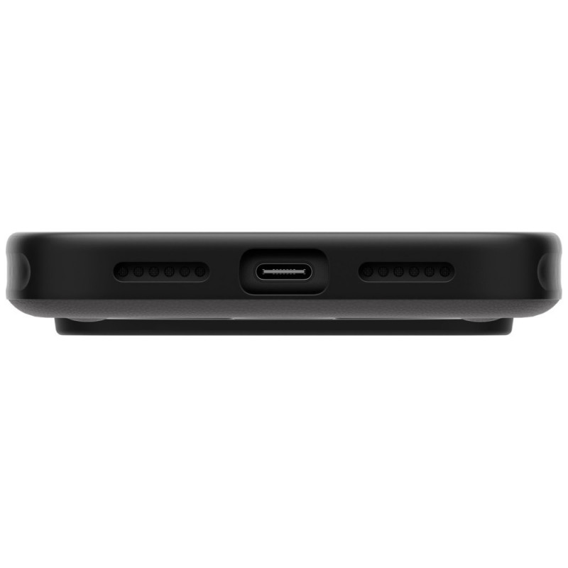 UNIQ Elix apvalks Apple iPhone 18 Pro Max / 17 Pro Max, 360 rotējošs statīvs, pelēks