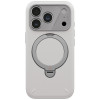 UNIQ Elix vāciņš Apple iPhone 18 Pro / 17 Pro, 360 rotējošs statīvs, gaiši pelēks