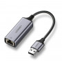 Ugreen MC209 USB 3.0 Gigabit Ethernet adapteris, pelēks